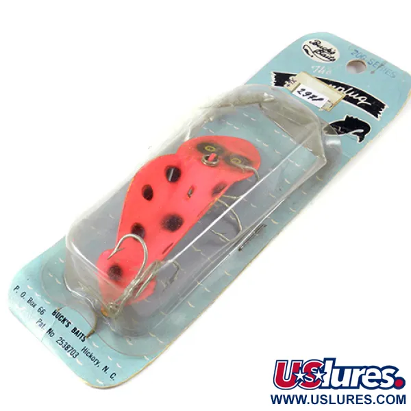   Buck Perry Spoonplug Series 200, 3/5oz Red / Black fishing spoon #2978