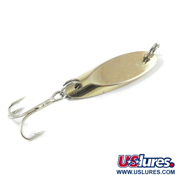 Vintage   Johnson Splinter, 3/16oz Gold fishing spoon #2981