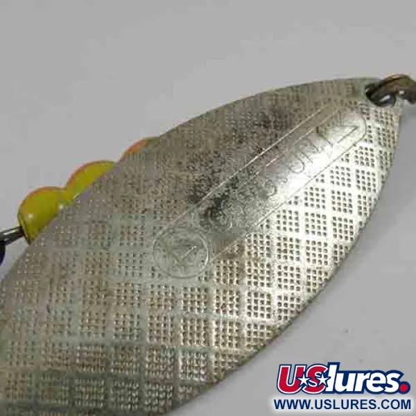 Vintage   Mepps Aglia Long 4, 3/5oz Silver spinning lure #2990