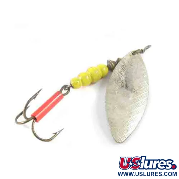 Vintage   Mepps Aglia Long 4, 3/5oz Silver spinning lure #2990