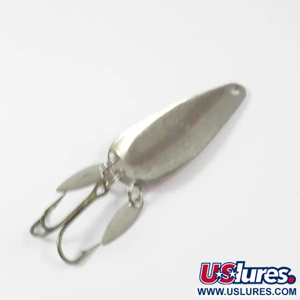 Vintage  Marathon Bait Company Marathon, 2/5oz Pink / Nickel fishing spoon #3003