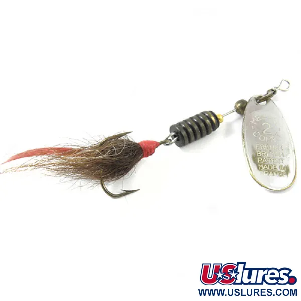 Vintage   Mepps Comet 2, 3/16oz Nickel spinning lure #3005