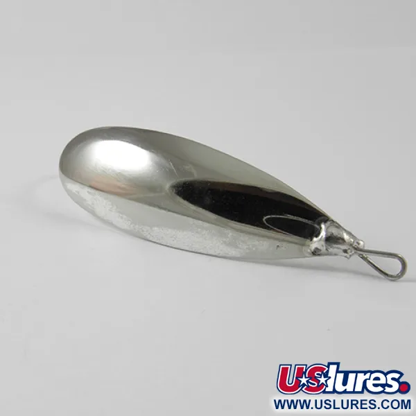 Vintage   Weedless Johnson Silver Minnow, 1/3oz Silver fishing spoon #3007