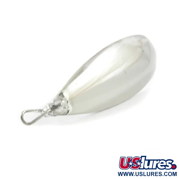 Vintage   Weedless Johnson Silver Minnow, 1/3oz Silver fishing spoon #3007