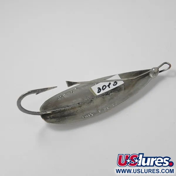 Vintage   Weedless Johnson Silver Minnow, 1/3oz Silver fishing spoon #3013