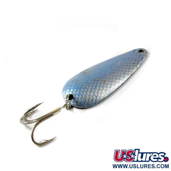 Vintage  Marathon Bait Company Marathon, 1/3oz Blue / Nickel fishing spoon #3015