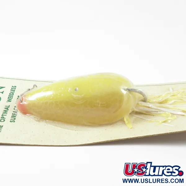  Hydro Lures Weedless Hydro Spoon, 3/5oz Yellow fishing spoon #3041