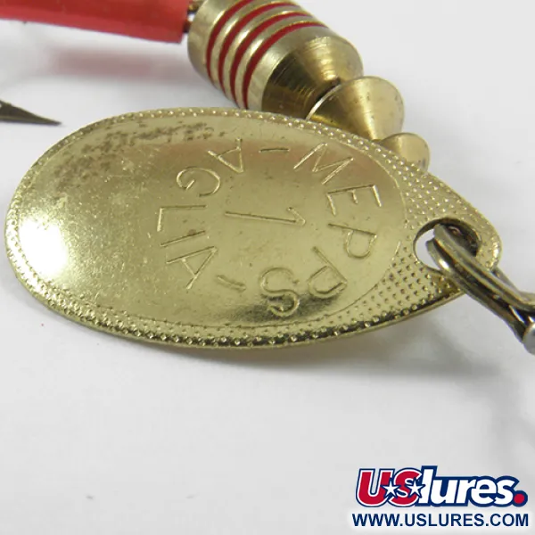 Vintage   Mepps Aglia 1, 1/8oz Brass spinning lure #3027