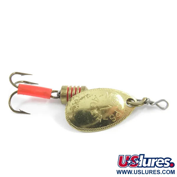 Vintage   Mepps Aglia 1, 1/8oz Brass spinning lure #3027