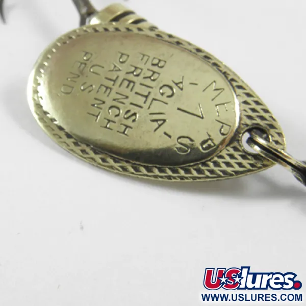 Vintage   Mepps Aglia 1, 1/8oz Brass spinning lure #3028