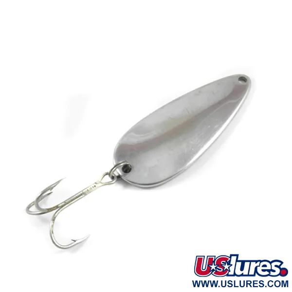 Vintage  Dayton Bait Company Dixie Jet, 2/3oz Nickel fishing spoon #3055