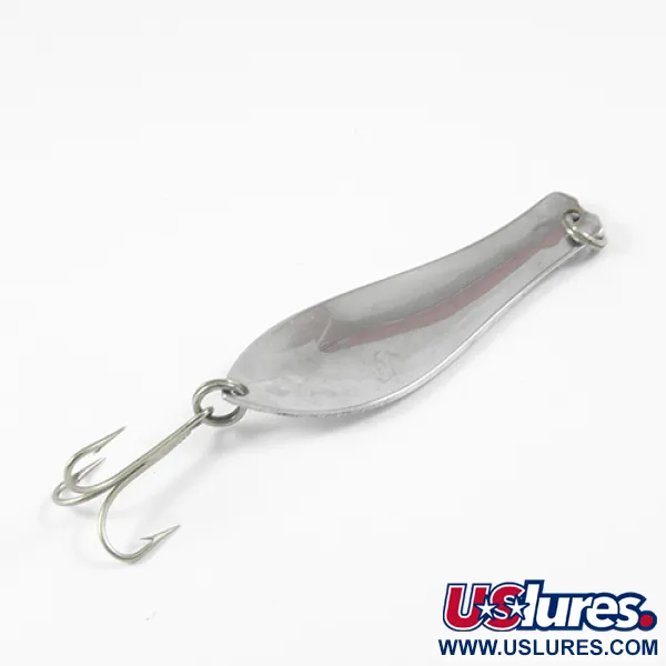 Vintage  Prescott Spinner Little Doctor 265, 1/3oz Nickel / Red fishing spoon #3060