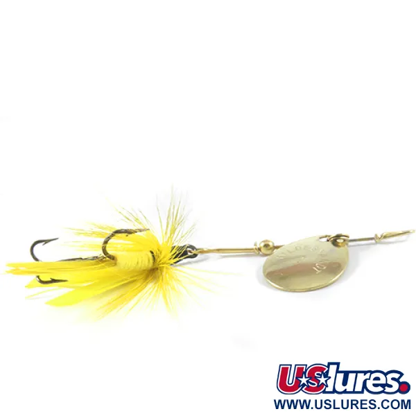 Vintage  Hildebrandt Spinners Hildebrandt 1, 1/32oz Gold fishing spoon #3061