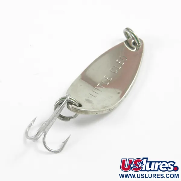 Vintage  Seneca Little Cleo, 3/16oz Nickel fishing spoon #3066