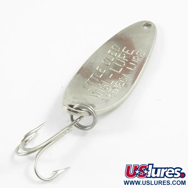 Vintage  Seneca Little Cleo, 1/4oz Nickel fishing spoon #3069