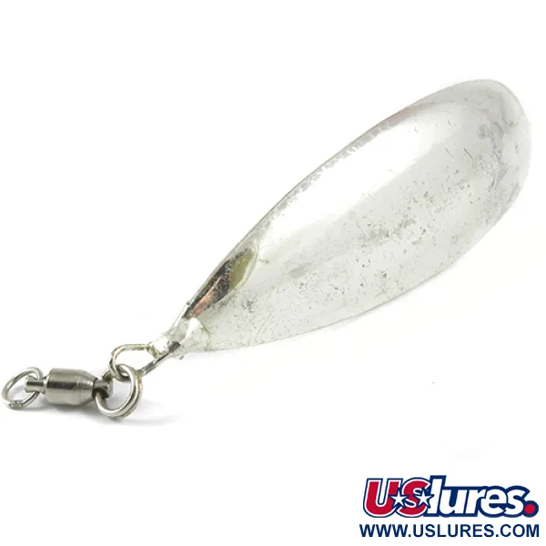 Vintage   Weedless Johnson Silver Minnow, 3/4oz Silver fishing spoon #3073