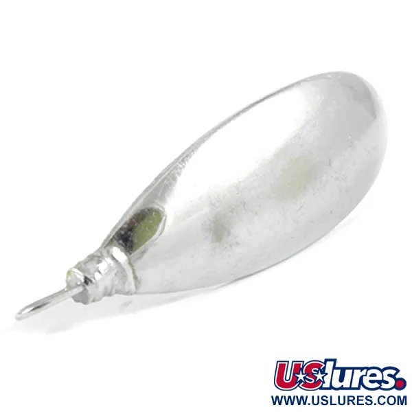 Vintage   Weedless Herter's Olson minnow ,  Nickel fishing spoon #3081