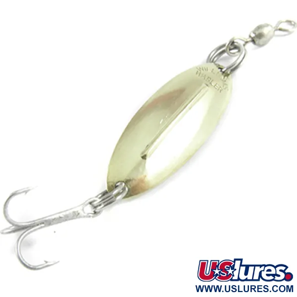 Vintage   Williams Wabler W20, 3/32oz Gold fishing spoon #3088