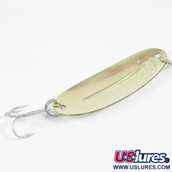Vintage   Williams Wabler W50, 1/2oz Gold fishing spoon #3089