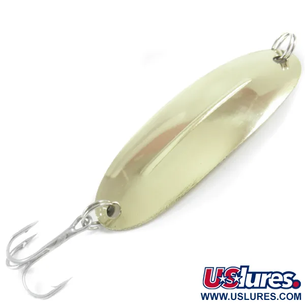 Vintage   Williams Wabler W50, 1/2oz Gold fishing spoon #3089