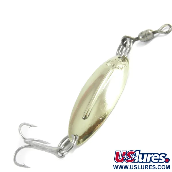 Vintage   Williams Wabler W20, 3/32oz Gold fishing spoon #3090