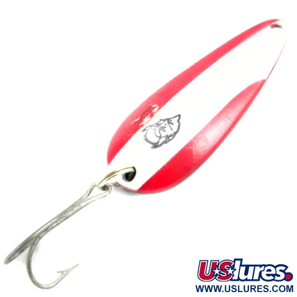 Vintage  Eppinger Dardevle Imp, 2/5oz Red / White / Nickel fishing spoon #3107