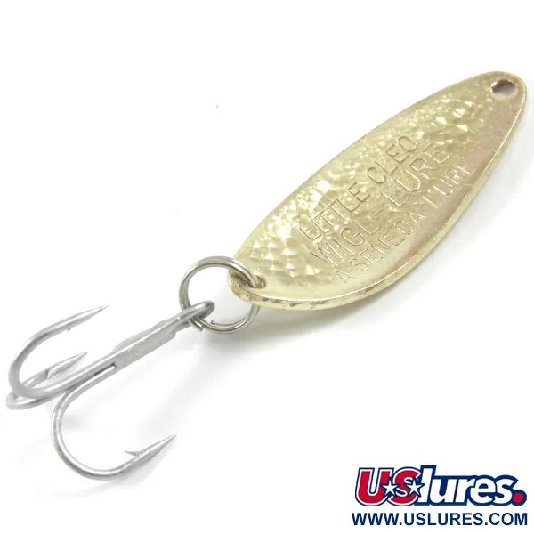 Vintage  Seneca Little Cleo, 1/4oz Crystal (Copper Scale)  fishing spoon #3111