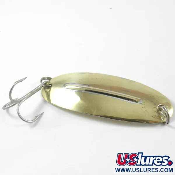 Vintage   Williams Wabler W50, 1/2oz Gold fishing spoon #3112