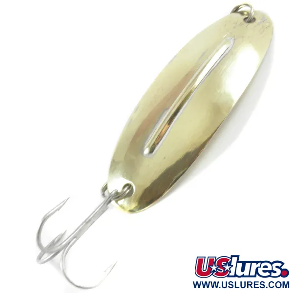 Vintage   Williams Wabler W50, 1/2oz Gold fishing spoon #3112