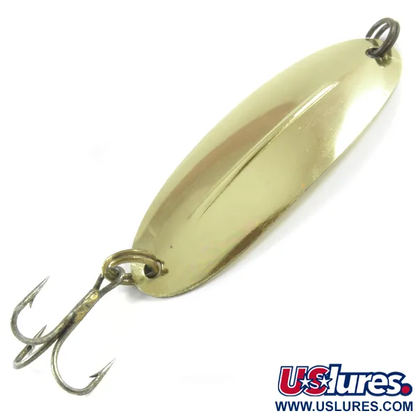 Vintage   Williams Wabler W50, 1/2oz Gold fishing spoon #3118