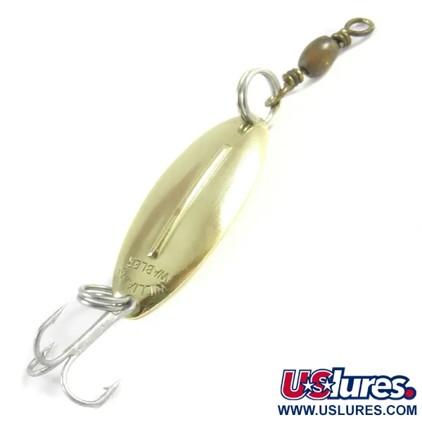 Vintage   Williams Wabler W20, 3/32oz Gold fishing spoon #3119