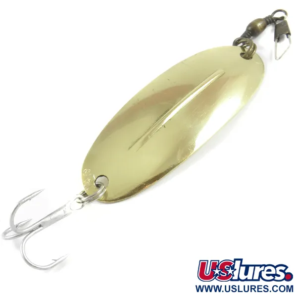 Vintage   Williams Wabler W50, 1/2oz Gold fishing spoon #3120
