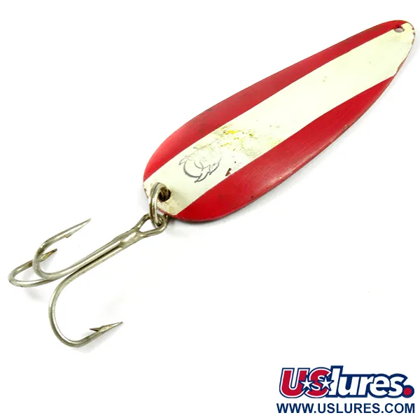 Vintage  Eppinger Dardevle, 1oz Red / White / Copper fishing spoon #3127