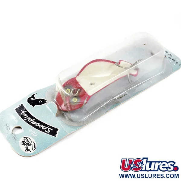  Buck Perry Spoonplug, 3/5oz Red / White fishing spoon #3142