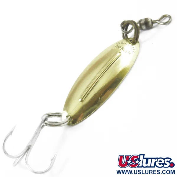 Vintage    Williams Wabler W20, 3/32oz Gold fishing spoon #3166