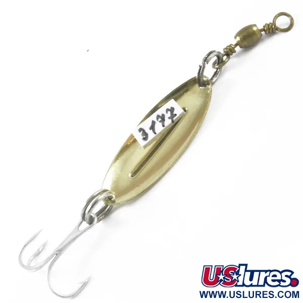 Vintage   Williams Wabler W20, 3/32oz Gold fishing spoon #3177