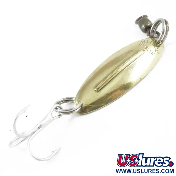 Vintage   Williams Wabler W20, 3/32oz Gold fishing spoon #3180