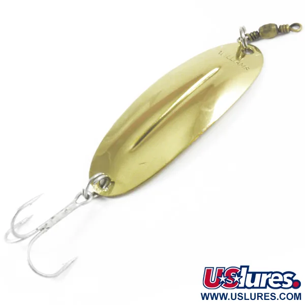 Vintage   Williams Wabler W55 Lite, 1/4oz Gold fishing spoon #3182
