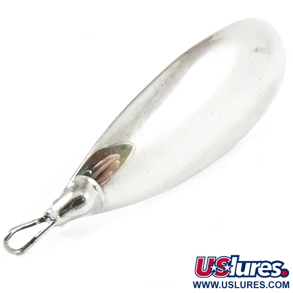 Vintage   Weedless Johnson Silver Minnow, 1/3oz Silver fishing spoon #3190