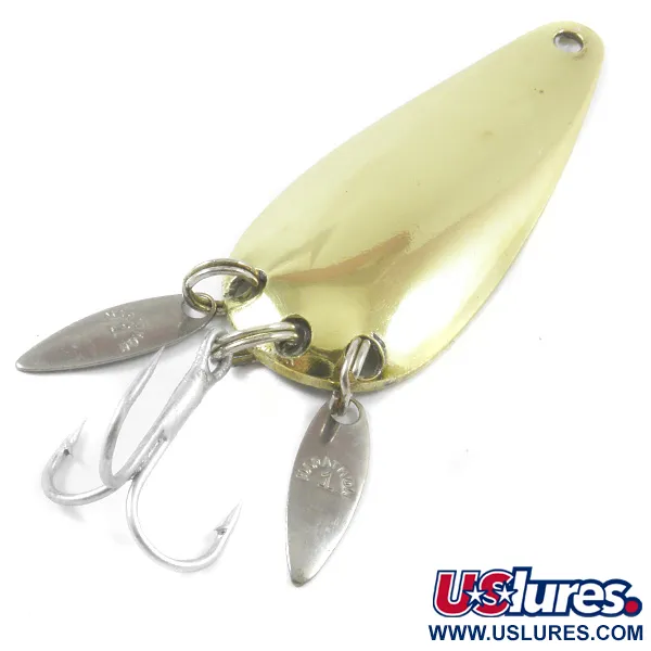 Vintage  Marathon Bait Company Marathon, 2/5oz Gold / Silver fishing spoon #3200