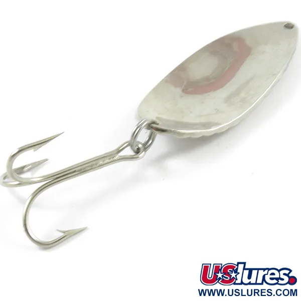 Vintage  Acme Little Cleo, 3/4oz Nickel / Green fishing spoon #3203