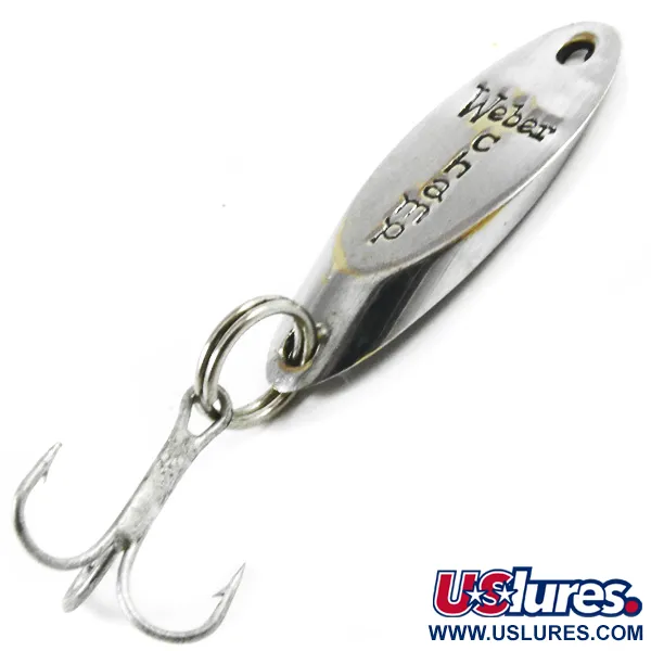 Vintage  Weber MrChamp, 1/8oz Nickel fishing spoon #3205