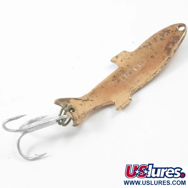 Vintage   Acme Phoebe, 1/8oz Copper fishing spoon #3206