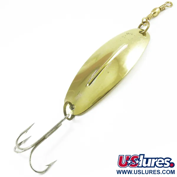 Vintage   Williams Wabler W70, 1oz Gold fishing spoon #3209