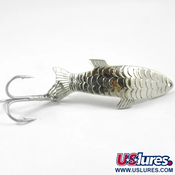 Vintage  Acme Phoebe, 1/4oz Nickel fishing spoon #3212