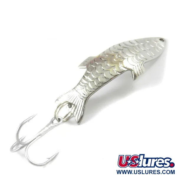 Vintage  Acme Phoebe, 1/4oz Nickel fishing spoon #3212