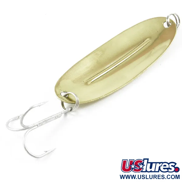Vintage   Williams Wabler W55 Lite, 1/4oz Gold fishing spoon #3213