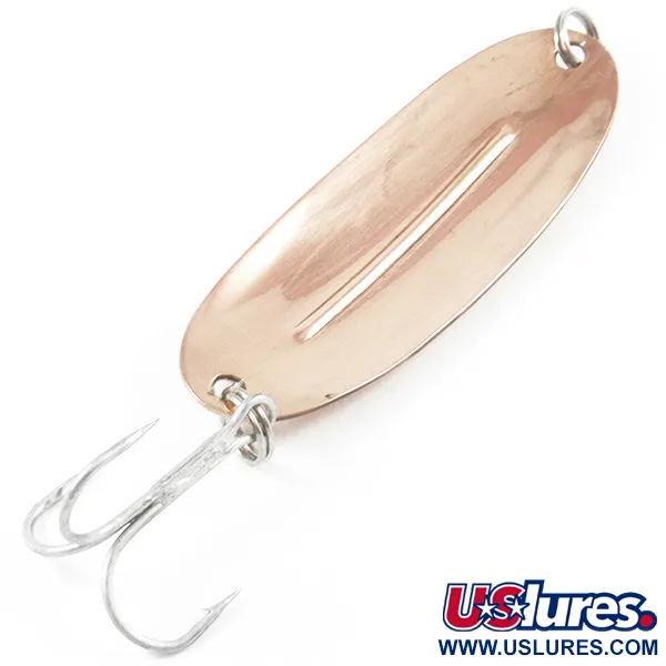 Vintage   Williams Wabler W55 Lite, 1/4oz Copper fishing spoon #3214
