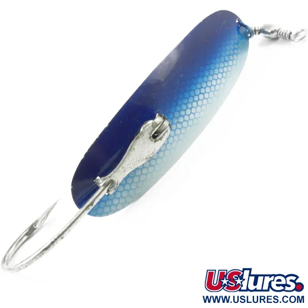 Vintage   Pflueger Record, 1 2/3oz Blue / Nickel fishing spoon #3236