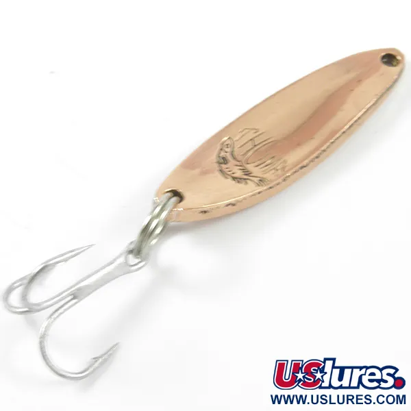 Vintage   Thomas Rough Rider, 1/4oz Copper fishing spoon #3244